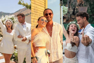 Larissa Manoela celebra 1 ano de casamento em festa com artistas locais.