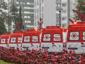 Curitiba recebe 20 ambulâncias novas para o SAMU